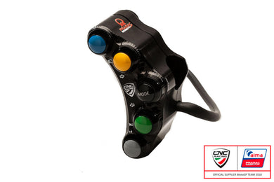 SWD01PR - CNC RACING Ducati 7 Buttons Left Handlebar Switch (Pramac edition; street) – Accessories in Desmoheart – an Motorcycle Aftermarket Parts & Accessories Online Shop