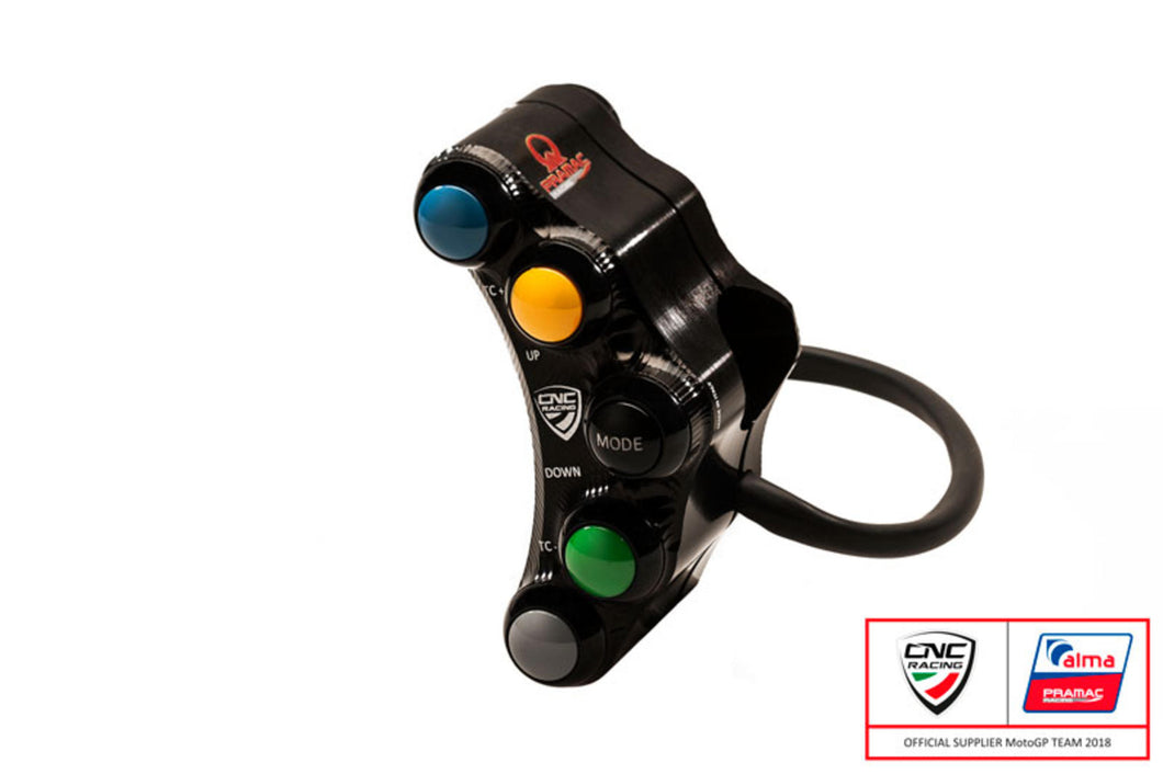 SWD02PR - CNC RACING Ducati 6 Buttons Left Handlebar Switch (Pramac edition; racing)