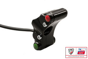 SWD08PR - CNC RACING Ducati Superbike 1098/1198/848 7 Buttons Left Handlebar Switch (Pramac edition; street)