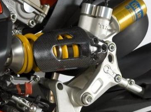 SC0001 - R&G RACING Ducati Panigale V2 / Streetfighter Carbon Shock Absorber Cover