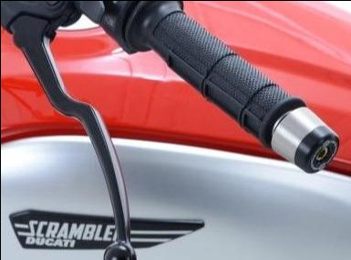 BE0090 - R&G RACING Ducati Scrambler / Suzuki Handlebar End Sliders