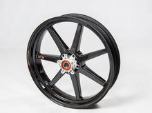 BST Ducati Hypermotard 821 Carbon Wheels "Mamba TEK" (front & offset rear, 7 straight spokes, silver hubs)