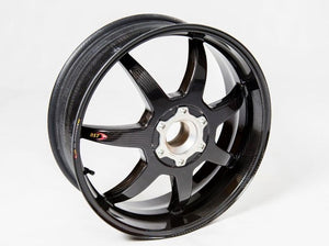 BST Ducati Monster S2R Carbon Wheels "Mamba TEK" (front & offset rear, 7 straight spokes, silver hubs)