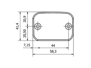 TF501 - CNC RACING Ducati Front Brake Fluid Tank Cap "Touch" – Accessories in Desmoheart – an Motorcycle Aftermarket Parts & Accessories Online Shop