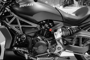 TT539S - CNC RACING Ducati XDiavel Rear Frame Plugs (bi-color)