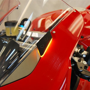 NEW RAGE CYCLES Ducati Panigale V4 LED Mirror Block-off Turn Signals