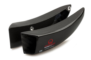 ZA701PR - CNC RACING Ducati Panigale V2 Carbon Front Brake Cooling System "GP Ducts" (Pramac edition)