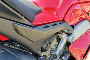ZA863 - CNC RACING Ducati Panigale V4 Carbon Rear Subframe (Under Seat) Covers