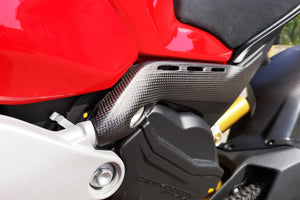 ZA863 - CNC RACING Ducati Panigale V4 Carbon Rear Subframe (Under Seat) Covers