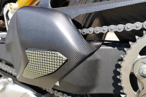 ZA865 - CNC RACING Ducati Panigale V4 Carbon & Kevlar Swingarm Cover