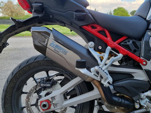 ZA998 - CNC RACING Ducati Multistrada V4 (2021+) Carbon Exhaust Silencer Heat Guard (for Akrapovic slip-on)