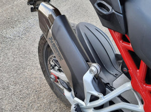 ZA998 - CNC RACING Ducati Multistrada V4 (2021+) Carbon Exhaust Silencer Heat Guard (for Akrapovic slip-on)