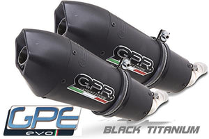 GPR Ducati Monster 1100 Dual Slip-on Exhaust "GPE Anniversary Black Titanium" (EU homologated)