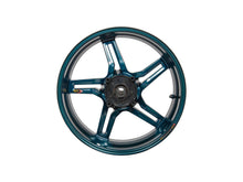 BST MV Agusta Dragster 800 Carbon Wheel "Rapid TEK" (offset rear, 5 slanted spokes, black hubs)