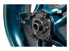 BST Ducati Superbike 848 Carbon Wheel "Rapid TEK" (offset rear, 5 slanted spokes, black hubs)