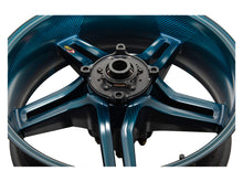 BST MV Agusta Dragster 800 Carbon Wheel "Rapid TEK" (offset rear, 5 slanted spokes, black hubs)