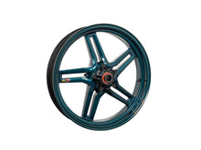 BST MV Agusta F3 Carbon Wheel "Rapid TEK" (front, 5 slanted spokes, black hubs)