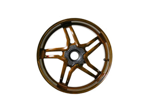 BST MV Agusta Turismo Veloce Carbon Wheel "Rapid TEK" (offset rear, 5 slanted spokes, black hubs)