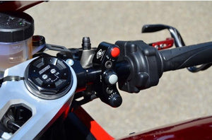 CPPI07 - DUCABIKE Ducati Panigale V4 Brake Pump Bracket with Integrated Buttons (Brembo Radial/RCS)
