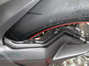 CARBONVANI Ducati Streetfighter V2 (2020+) Carbon Swingarm Wire Protection Cover