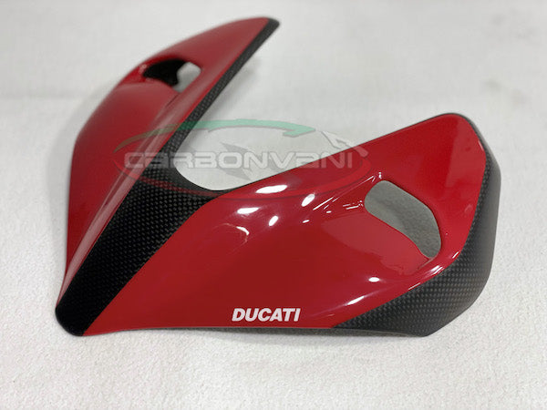 CARBONVANI Ducati Streetfighter V2 (2022+) Carbon Headlight Cover (upper; red)