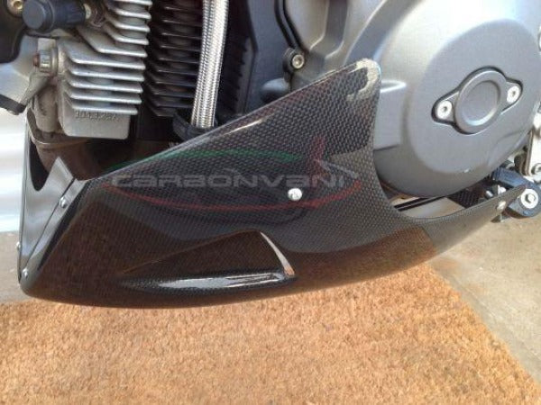 CARBONVANI Ducati Monster Carbon Puntale / Belly Pan – Desmoheart