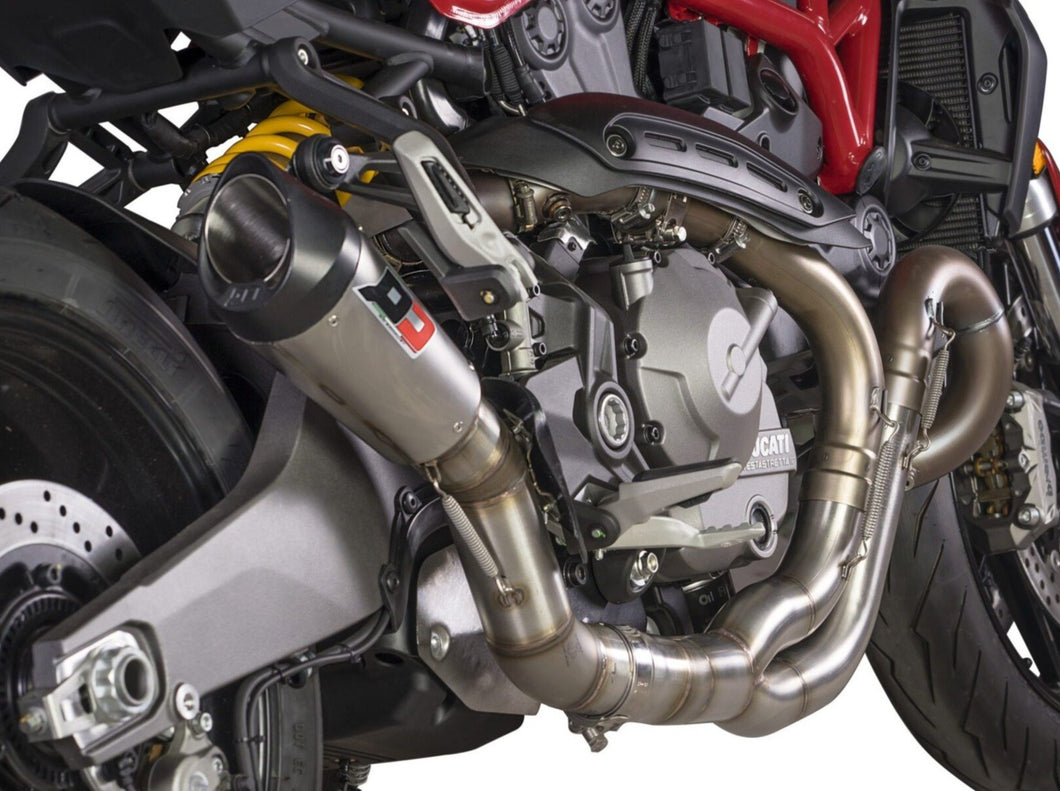 QD EXHAUST Ducati Monster 1200 / 821 (17/21) Slip-on Exhaust 