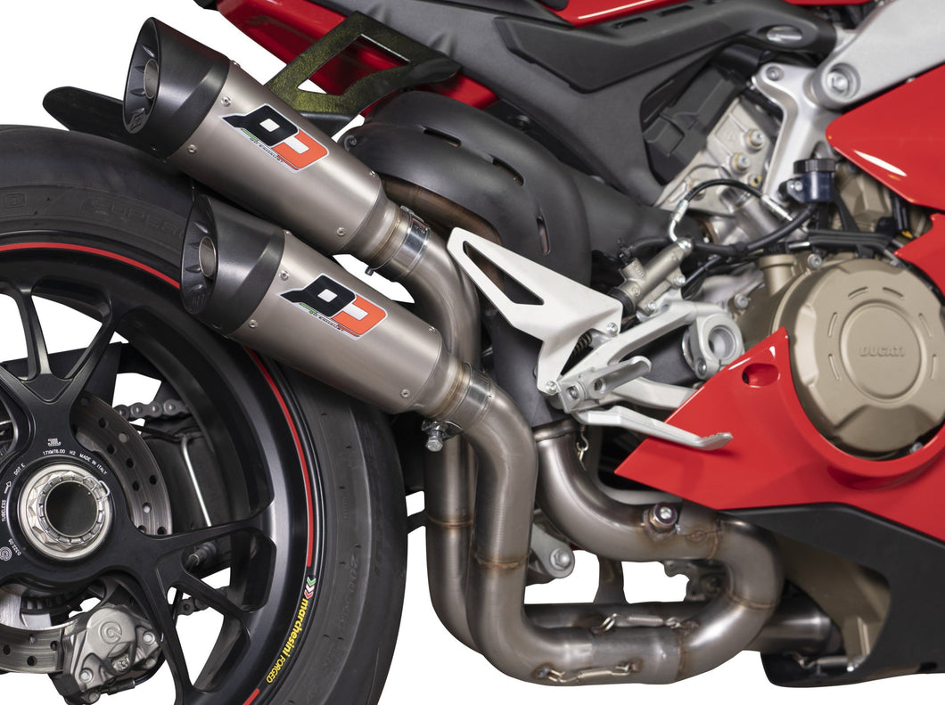 QD EXHAUST Ducati Panigale V4 Semi-Full Dual Exhaust System 