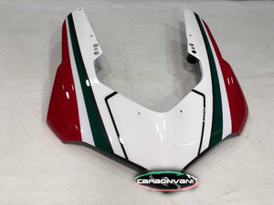 CARBONVANI Ducati Panigale V4 / V4S (2018+) Carbon Full Fairing "Tricolore" (road version; 8 pcs) – Accessories in Desmoheart – an Motorcycle Aftermarket Parts & Accessories Online Shop