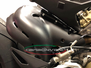 CARBONVANI Ducati Streetfighter V4 (20/21) Carbon Exhaust Collector Guard (Euro 4)