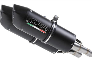 GPR Aprilia Dorsoduro 900 Dual Slip-on Exhaust "Furore Nero"