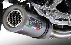 GPR Ducati Multistrada 1260 Slip-on Exhaust "M3 Titanium Natural"