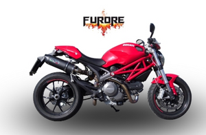 GPR Ducati Monster 796 Dual Slip-on Exhaust "Furore Nero" (EU homologated)