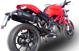 GPR Ducati Monster 796 Dual Slip-on Exhaust "Furore Nero" (EU homologated)