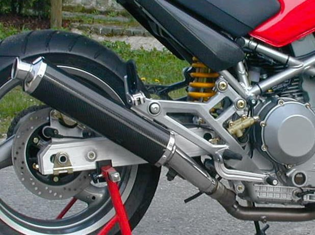 SPARK Ducati Monster 600/900 Low Position Slip-on Exhaust 