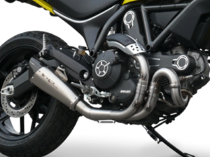 HP CORSE Ducati Scrambler 800 (2015+) Slip-on Exhaust "Evoxtreme 260 Satin" (EU homologated)