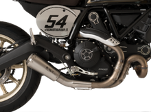 HP CORSE Ducati Scrambler 800 (2015+) Slip-on Exhaust "GP-07 Satin" (EU homologated; with aluminum end-cap)