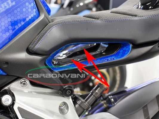 CARBONVANI MV Agusta Brutale 800 (2016+) Carbon Under Seat Round Panels Set