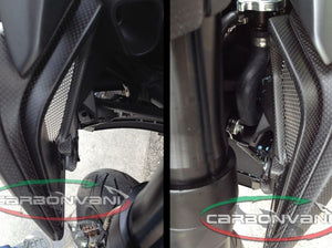 CARBONVANI MV Agusta Rivale Carbon Fuel Tank Panels Kit (inner panels)