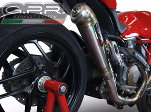 GPR Ducati Monster 821 (15/16) Slip-on Exhaust "Powercone Evo 4" (EU homologated)