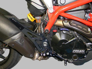 PRNHME01 - DUCABIKE Ducati Hypermotard 821/939 Adjustable Rearset