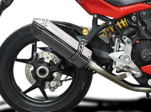 DELKEVIC Ducati Supersport 939 (17/20) De-Cat Slip-on Exhaust 13" Tri-Oval