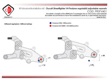 PRSFV4E01 - DUCABIKE Ducati Streetfighter V4 (2020+) Adjustable Rearset