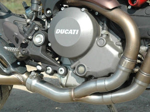QD EXHAUST Ducati Monster 1200 / 821 (14/17) Mid-pipe Valve Eliminator (EURO3)