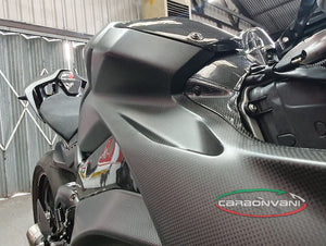 CARBONVANI Ducati Panigale V4 / V4R Full Carbon Fairing Set (8 parts; Stealth version) – Accessories in Desmoheart – an Motorcycle Aftermarket Parts & Accessories Online Shop