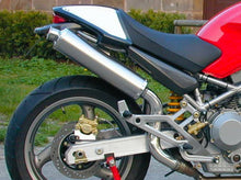 SPARK GDU0812 Ducati Monster High Position Dual Slip-on Exhaust "Round" (titanium; EU homologated)