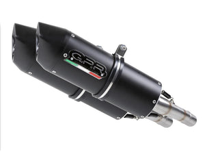 GPR Ducati Hypermotard 1100 Dual Slip-on Exhaust "Furore Nero" (EU homologated)